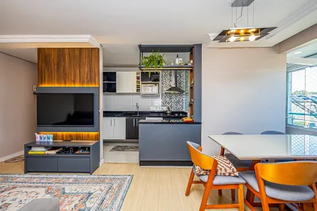 Apartamento com 3 Quartos à venda, 74m² no Bacacheri, Curitiba