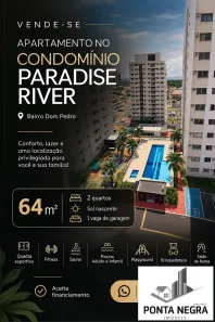 Apartamento com 2 Quartos à venda, 64m² no Dom Pedro I, Manaus