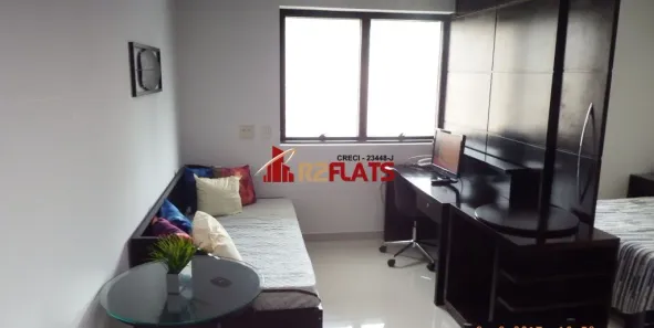 Flat com 1 Quarto para alugar, 28m² no Indianópolis, São Paulo
