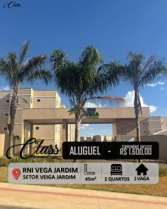 Apartamento com 2 Quartos para alugar, 45m² no Vila Oliveira, Aparecida de Goiânia
