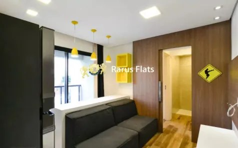 Flat com 1 Quarto para alugar, 35m² no Vila Olímpia, São Paulo
