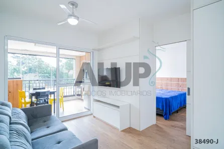 Apartamento com 1 Quarto para alugar, 37m² no Vila Cordeiro, São Paulo