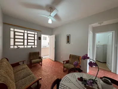 Apartamento com 2 Quartos para alugar, 60m² no Itararé, São Vicente