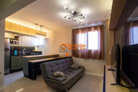 Apartamento com 1 Quarto à venda, 48m² no Vila Galvão, Guarulhos