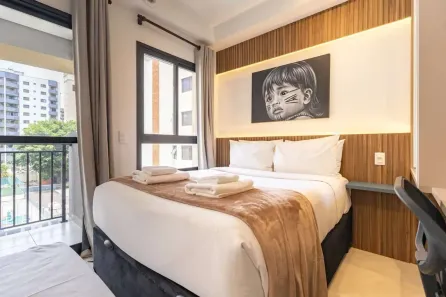 Apartamento com 1 Quarto para venda ou aluguel, 25m² no Perdizes, São Paulo