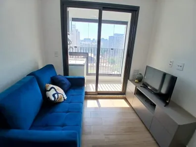 Apartamento com 1 Quarto para alugar, 29m² no Indianópolis, São Paulo