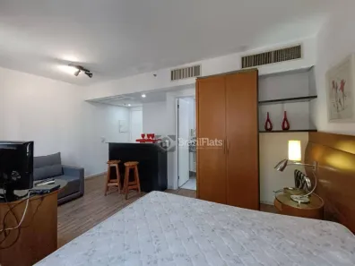 Flat com 1 Quarto para venda ou aluguel, 28m² no Indianópolis, São Paulo