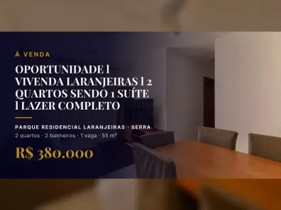 Apartamento com 2 Quartos à venda, 55m² no Parque Residencial Laranjeiras, Serra