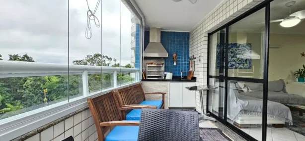 Apartamento com 3 Quartos para alugar, 103m² no Riviera, Bertioga