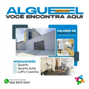Flat com 1 Quarto para alugar, 15m² no Setor Sol Nascente, Goiânia