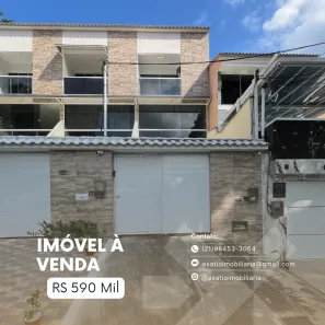 Casa com 2 Quartos à venda, 98m² no Jardim Primavera, Duque de Caxias