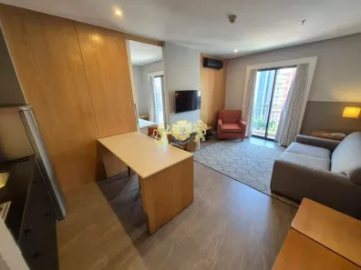 Flat com 1 Quarto para alugar, 41m² no Itaim Bibi, São Paulo