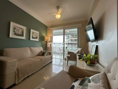 Apartamento com 1 Quarto para alugar, 52m² no Embaré, Santos