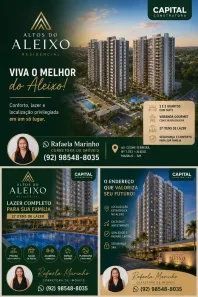 Apartamento com 3 Quartos à venda, 60m² no Aleixo, Manaus