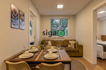 Apartamento com 2 Quartos à venda, 34m² no Santo Amaro, São Paulo