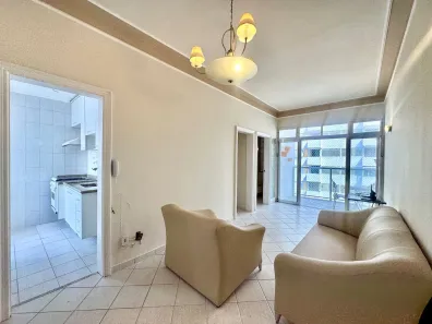 Apartamento com 2 Quartos para alugar, 82m² no Pitangueiras, Guarujá
