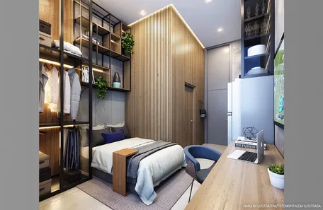 Apartamento com 1 Quarto à venda, 25m² no Jardim das Acácias, São Paulo