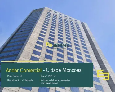 Imóvel Comercial para alugar, 1236m² no Brooklin Paulista, São Paulo
