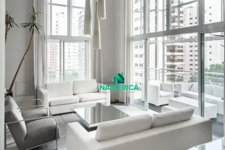 Apartamento com 4 Quartos para alugar, 347m² no Indianópolis, São Paulo