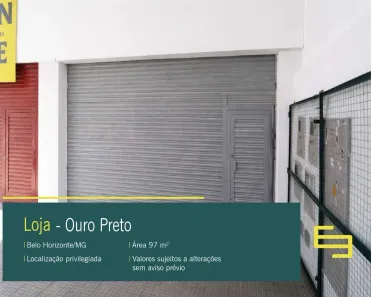 Ponto Comercial à venda, 97m² no Ouro Preto, Belo Horizonte