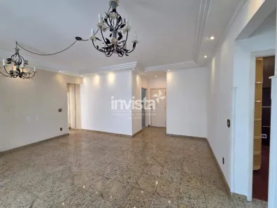 Apartamento com 3 Quartos para alugar, 90m² no Encruzilhada, Santos