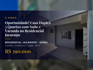 Casa com 3 Quartos à venda, 93m² no Residencial Jacaraípe, Serra