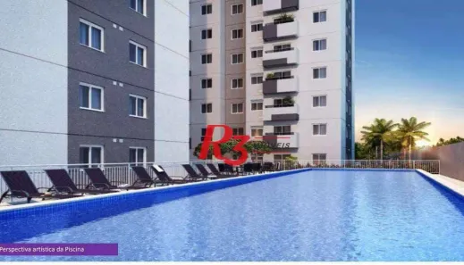 Apartamento com 2 Quartos à venda, 42m² no Jabaquara, Santos