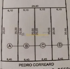 Lote/Terreno à venda, 126m² no Jardim Santa Cecília, Pindamonhangaba