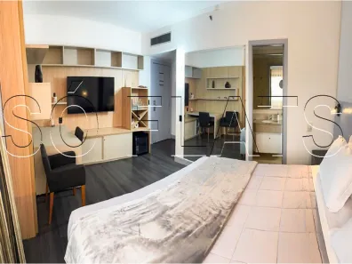 Flat com 1 Quarto para alugar, 27m² no Itaim Bibi, São Paulo