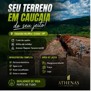 Lote/Terreno à venda, 500m² no Centro (Caucaia do Alto), Cotia