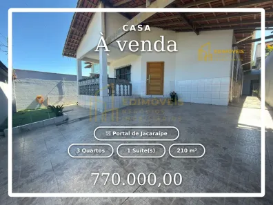 Casa com 3 Quartos à venda, 210m² no Portal de Jacaraípe, Serra