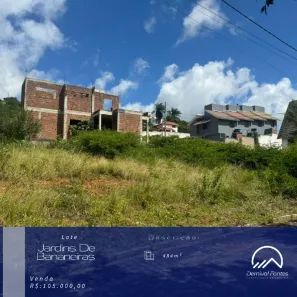 Lote/Terreno à venda, 484m² no Bananeiras, Bananeiras