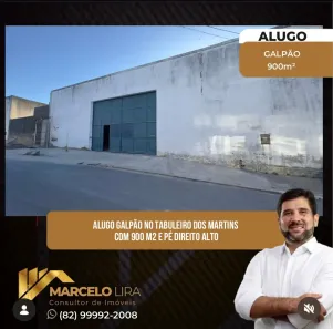 Galpão/Depósito/Armazém para alugar, 900m² no Tabuleiro do Martins, Maceió