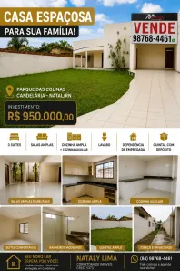Casa com 3 Quartos à venda, 400m² no Candelária, Natal