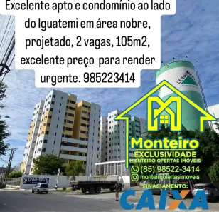 Apartamento com 4 Quartos à venda, 105m² no Guararapes, Fortaleza