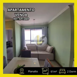 Apartamento com 2 Quartos à venda, 61m² no Planalto, São Bernardo do Campo