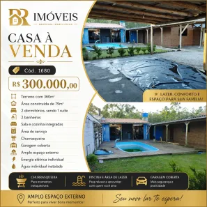 Casa com 2 Quartos à venda, 79m² no Nova Brasília, Imbituba