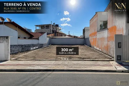Lote/Terreno à venda, 300m² no Centro, Balneário Camboriú