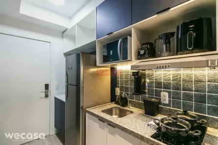 Apartamento com 1 Quarto para venda ou aluguel, 29m² no Santo Amaro, São Paulo