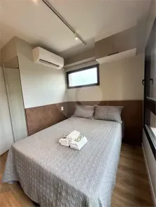 Apartamento com 1 Quarto para venda ou aluguel, 20m² no Moema, São Paulo