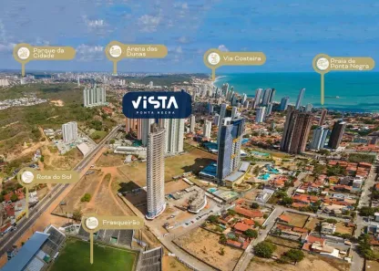 Apartamento com 2 Quartos à venda, 67m² no Ponta Negra, Natal