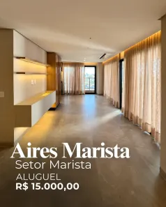 Apartamento com 3 Quartos para alugar, 190m² no Setor Marista, Goiânia