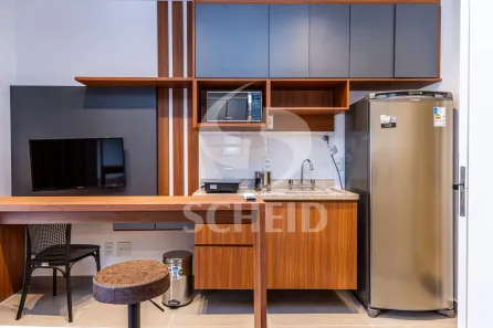 Flat com 1 Quarto para alugar, 31m² no Jardim Paulista, São Paulo