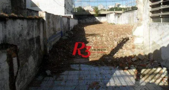 Lote/Terreno à venda, 420m² no Vila Belmiro, Santos