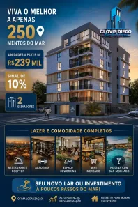 Flat com 1 Quarto à venda, 29m² no Ponta de Campina, Cabedelo