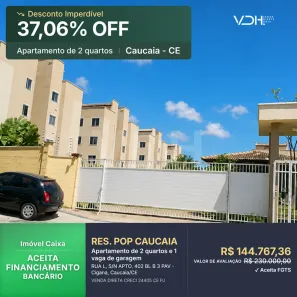 Apartamento com 2 Quartos à venda, 74m² no Cigana, Caucaia