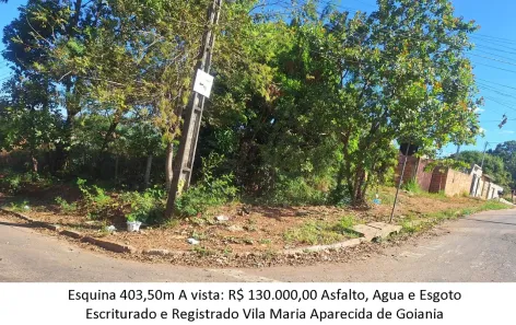 Lote/Terreno à venda, 403m² no Vila Maria, Aparecida de Goiânia