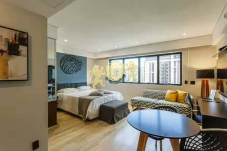 Flat com 1 Quarto à venda, 27m² no Indianópolis, São Paulo