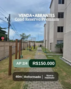 Apartamento com 2 Quartos à venda, 42m² no Cajazeiras de Abrantes (Abrantes), Camaçari