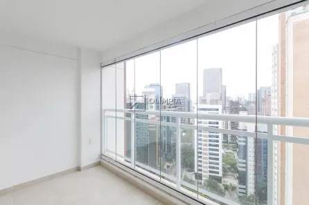 Apartamento com 1 Quarto para alugar, 54m² no Cidade Monções, São Paulo